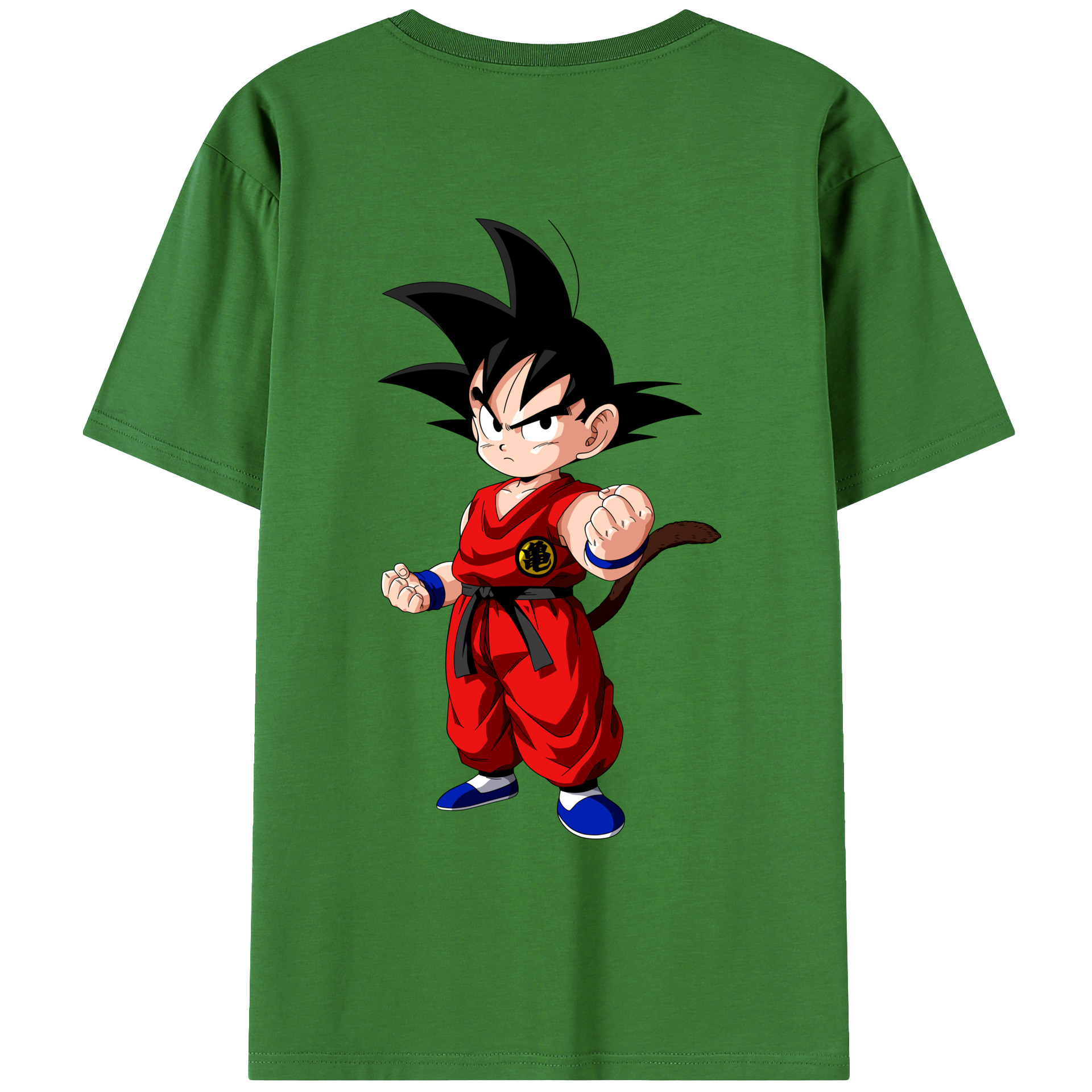 （画像用） ドラゴンボール 孫悟空（そん ごくう）Son Goku カカロット DRAGON BALL Kakarotto レディース半袖Tシャツ(バックプリント)